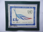 Sellos de America - ONU -  Correo Aéreo - Airmail - naciones Unidas-Sello de 13 Cént.USA, año 1963
