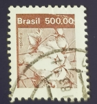 Stamps Brazil -  Flores