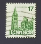Stamps Canada -  Edificaciones