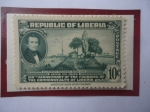 Sellos del Mundo : Africa : Liberia : Thomas Buchanan (1808-1841)-100 Aniversario de la Fundación de la Mancuminidad de Liberia (1839-1939