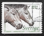 Stamps : Europe : Sweden :  Animales - caballo