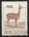Stamps Peru -  Vicuña peruana
