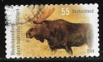 Stamps Germany -  Alces alces