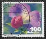 Stamps Switzerland -  Flores - Snow Pea