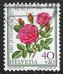 Stamps Switzerland -   Pro Juventute: Roses (1977)