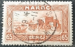 Stamps France -  MARRUECOS FRANCÉS 1933. kasbah Oudaïas, de Rabat