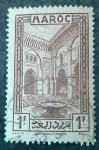 Stamps France -  MARRUECOS FRANCÉS 1933.Fez, Medersa el Aharine