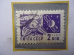 Stamps Russia -  URSS- Sonda Espacial 