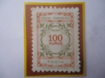 Stamps Turkey -  Turkiye Cumhuriyeti- Resmi - 100 kurus. Año 1971-Serie:En Servicio-