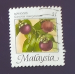 Sellos de Asia - Malasia -  Frutas