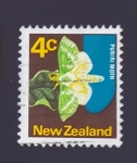 Stamps New Zealand -  Mariposas 