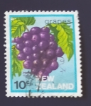 Stamps New Zealand -  Frutas