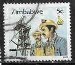 Sellos del Mundo : Africa : Zimbabwe : Minero