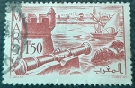 Stamps : Europe : France :  MARRUECOS FRANCÉS 1940. Murallas de Salé