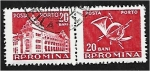 Stamps Romania -  Oficina General de Correos y Post Horn