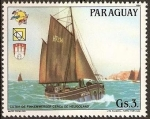 Stamps : America : Paraguay :  19 Congreso UPU y Exposición Filatelica de Hamburgo