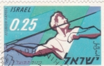 Stamps Israel -  LANZAMIENTO DE JABALINA 