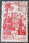 Sellos de Europa - Francia -  MARRUECOS 1948. Ouarzazat, Kasbah 
