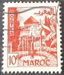 Stamps France -  MARRUECOS FRANCÉS 1949. Jardines de Mekines 