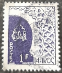 Stamps France -  MARRUECOS 1949.  Puerta Oudaias en Rabat