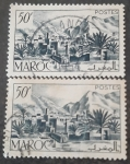 Sellos de Europa - Francia -  MARRUECOS FRANCÉS 1950. Valle del Todra