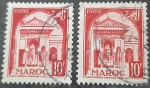 Stamps : Europe : France :  MARRUECOS FRANCÉS 1953. Mezquita Karaouine