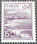Stamps : Europe : France :  MARRUECOS FRANCÉS 1954. Punta Oudaias 