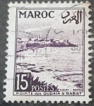 Stamps : Europe : France :  MARRUECOS FRANCÉS 1954 Punta Oudaias 