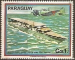 Sellos de America - Paraguay -  Portaviones