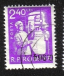 Stamps Romania -  Vida diaria. Químico
