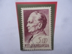 Stamps Yugoslavia -  Josip Broz Tito (1892-1980)- Serie: Presidente Tito- Sello de 5,00 Dinar Yugoslavo. Año 1968.