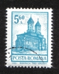 Stamps Romania -  Definitivas - Edificios. Iasi - Iglesia de los Tres Jerarcas