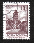 Stamps Romania -  Definitivas - Edificios. Sibiu - El Ayuntamiento
