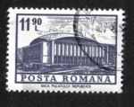 Stamps Romania -  Definitivas - Edificios. Palacio de la República, Bucarest