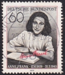 Stamps Germany -  Anne Frank