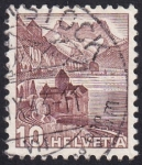 Stamps Switzerland -  Castillo de Chillon