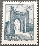 Stamps : Europe : France :  MARRUECOS FRANCÉS 1955. Puerta de Mrissa, Salé