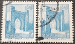 Stamps : Europe : France :  MARRUECOS FRANCÉS 1955. Puerta de Mrissa, Salé