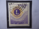 Stamps Chile -  Club de Leones- Centenario (1917-1967) - Nosotros Servimos-We serve. SellInternacional o de 1 E°-196