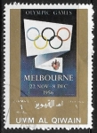 Stamps United Arab Emirates -  Juegos Olímpicos de Melbourne 1956