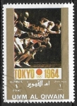 Stamps Oman -  Juegos Olimpicos de Tokio 1984