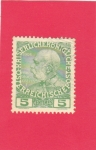 Stamps : Europe : Austria :  Emperador Franz Joseph (1848-1916)