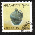 Sellos del Mundo : Europa : Bielorrusia : Vasijas de cerámica. Jarra de vino de cerámica