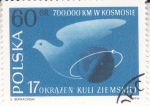 Stamps : Europe : Poland :  700.000 km 