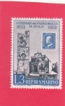 Stamps San Marino -  Jubileo del sello Sicilia