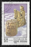 Stamps Guinea Bissau -  Historia de Ajedrez