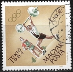 Stamps Hungary -  Juegos Olimpicos de verano 1964 - Tokio