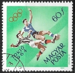 Stamps Hungary -  JUegos Olimpicos de verano 1964 - Tokio