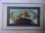 Sellos de America - ONU -  UN de Nueva York- Símbolo de la UN- Sello de 11 Ctvs. de Dólar USA. Año 1962.