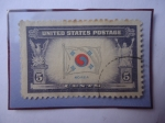 Stamps United States -  Bandera de Corea